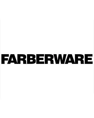 The image displays the word FARBERWARE in bold, black, uppercase letters on a white background.